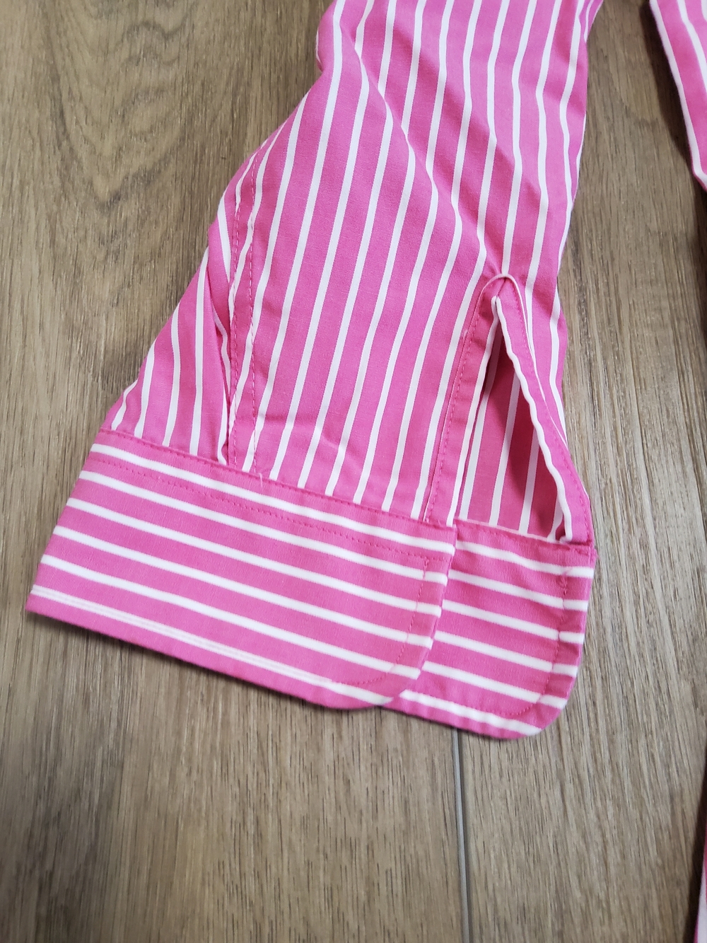 Lauren Ralph Lauren Non Iron Preppy Stripe Button-Down Shirt - Picture 6 of 8